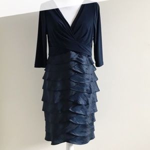 Adrianna Papell Navy Blue Dress